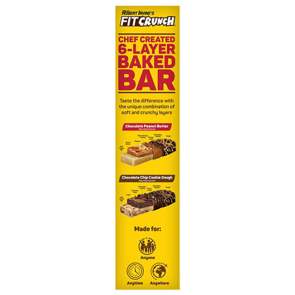 Robert Irvine's Fit Crunch Protein Bar (Chocolate Peanut Butter) - Image 2