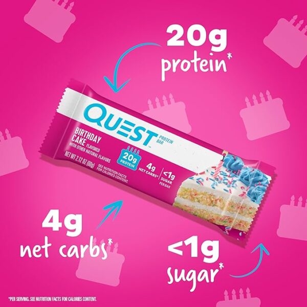Quest Birthday Cake Protein Bar - Image 2