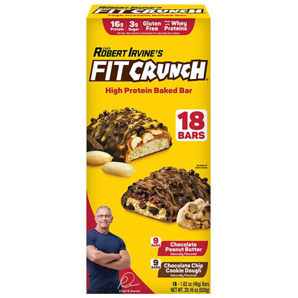 Robert Irvine's Fit Crunch Protein Bar (Chocolate Peanut Butter)