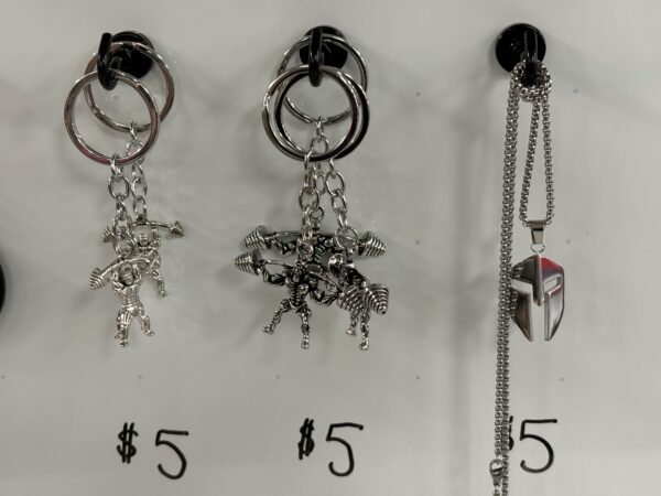 Bodybuilder Keychain or Spartan Necklace