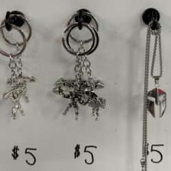 Bodybuilder Keychain or Spartan Necklace