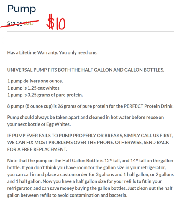 Pump for Egg Whites - Image 2